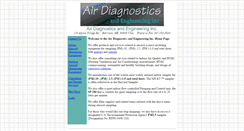 Desktop Screenshot of airdiagnostics.com